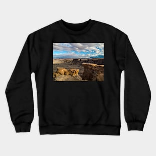 Moonscape Overlook. Shortly before Sunset Crewneck Sweatshirt